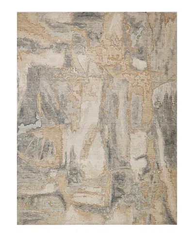 Exquisite Rugs Infinity 7233 Area Rug, 4' X 6' In Grey/silver