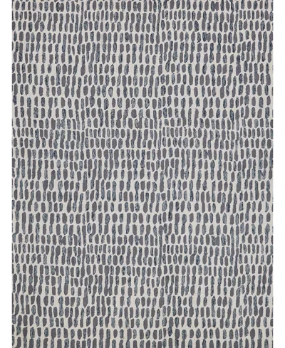 Exquisite Rugs Ink Blot 6310 5'x8' Area Rug In Black,gray