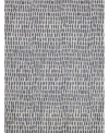 Exquisite Rugs Ink Blot 6310 Rug Collection In Black,gray