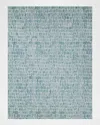 Exquisite Rugs Ink Blot Hand-tufted Turquoise Rug, 5' X 8' In Turquoise