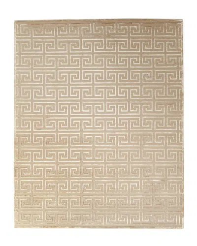 Exquisite Rugs Jay Greek Key Rug, 6' X 9' In Beige