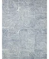 Exquisite Rugs Juno 6775 Area Rug, 6' X 9' In Blue,ivory