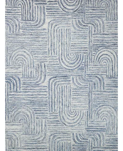 Exquisite Rugs Juno 6775 8'x10' Area Rug In Blue,ivory