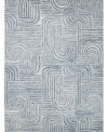 Exquisite Rugs Juno 6775 Area Rug, 6' X 9' In Blue,ivory