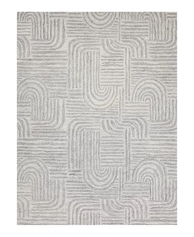 Exquisite Rugs Juno 6776 Area Rug, 6' X 9' In Gray/ivory