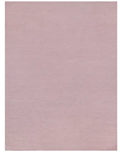 Exquisite Rugs Kashmir Flatweave Pet Yarn Light Pink Area Rug