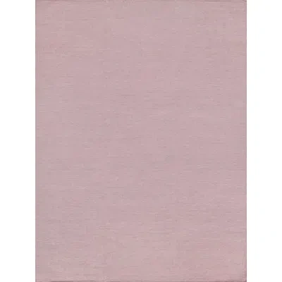 Exquisite Rugs Kashmir Handmade Flat Weave Pet Light Pink Area Rug