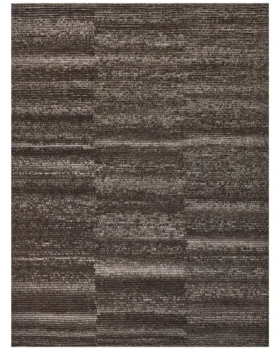 Exquisite Rugs Kaza Hand-knotted New Zealand Wool Charcoalbrown Area Rug