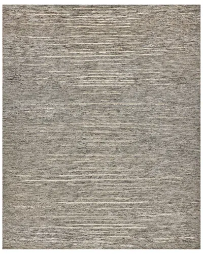 Exquisite Rugs Kaza Hand-knotted New Zealand Wool Rug In Gray