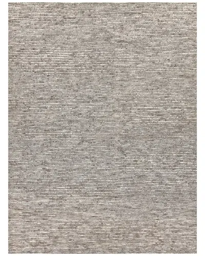 Exquisite Rugs Kaza Hand-knotted New Zealand Wool Rug In Gray