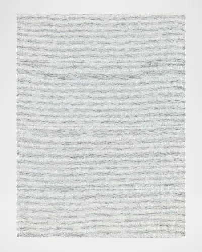 Exquisite Rugs Key West Hand-tufted Ivory/blue Rug, 5' X 8'