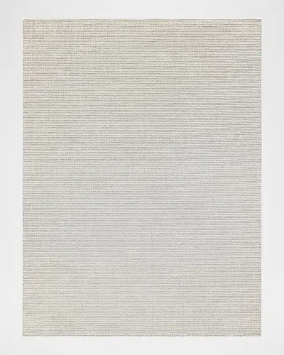 Exquisite Rugs Key West Hand-tufted Light Silver Rug, 6' X 9'