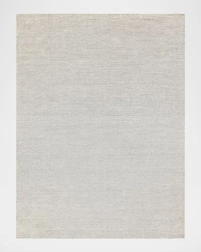 Exquisite Rugs Key West Hand-tufted Light Silver Rug, 8' X 10'