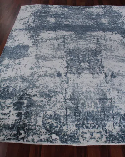Exquisite Rugs Keymen Hand-loomed Rug, 9' X 12' In Blue