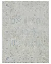 Exquisite Rugs Koda Hand-loomed Bamboo Silk & Cotton Ivory Area Rug