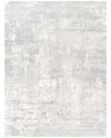 Exquisite Rugs Koda Hand-loomed Bamboo Silk & Cotton Silverarea Rug