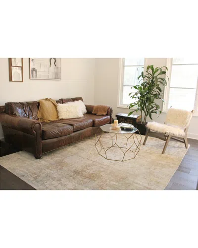 Exquisite Rugs Koda Hand Loomed Bamboo Silk Area Rug In Gold