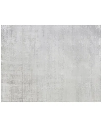 Exquisite Rugs Koda Hand Loomed Bamboo Silk Area Rug In Gray
