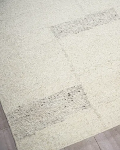 Exquisite Rugs Kokomo Flatweave Ivory & Gray Rug In Neutral