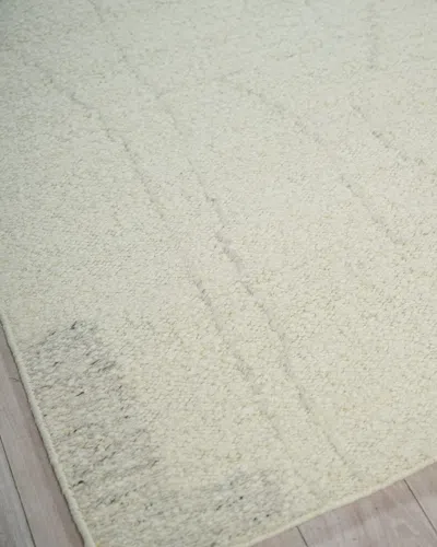 Exquisite Rugs Kokomo Flatweave Ivory & Silver Rug