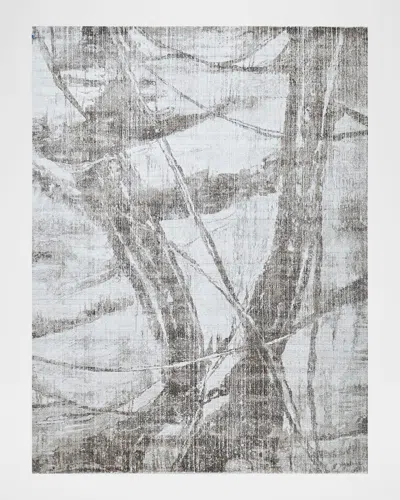 Exquisite Rugs Kyoto Hand-loomed Rug In Silver/beige