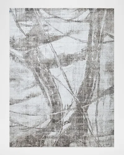 Exquisite Rugs Kyoto Hand-loomed Rug In Silver/beige