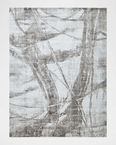 Exquisite Rugs Kyoto Hand-loomed Rug In Silver/beige