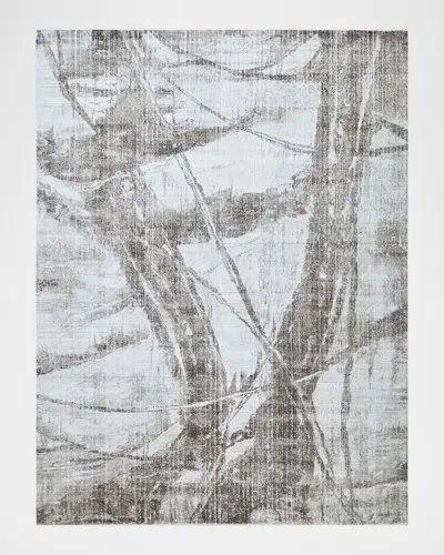 Exquisite Rugs Kyoto Hand-loomed Rug In Silver/beige