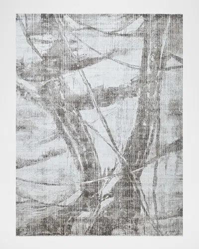 Exquisite Rugs Kyoto Hand-loomed Rug In Silver/beige