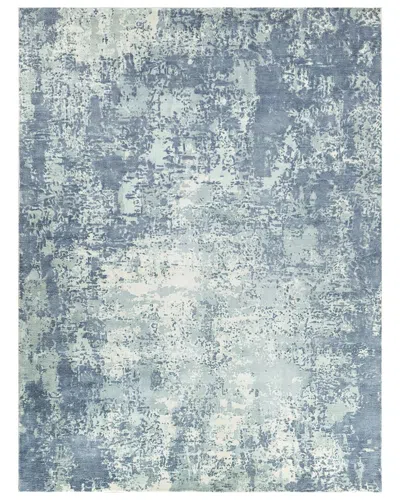 Exquisite Rugs Laguna Hand-loomed New Zealand Wool And Bamboo Silk Rug