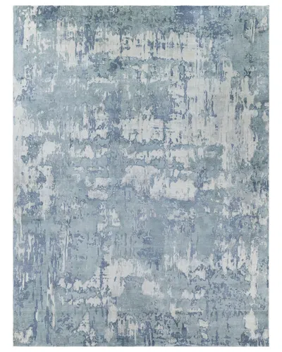 Exquisite Rugs Laguna Hand-loomed New Zealand Wool And Bamboo Silk Rug