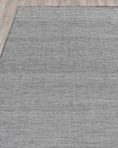 Exquisite Rugs Loren Indoor/outdoor Flat-weave Rug, 10' X 14' In Gray