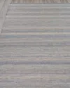 Exquisite Rugs Loren Indoor/outdoor Flat-weave Rug, 9' X 12' In Gray, Ivory