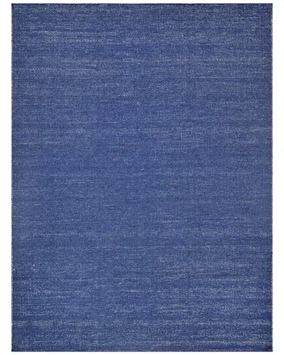 Exquisite Rugs Loro Flatweave Pet Yarn Navy Area Rug
