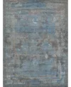 Exquisite Rugs Maison Er2470 6' X 9' Area Rug In Silver Tone