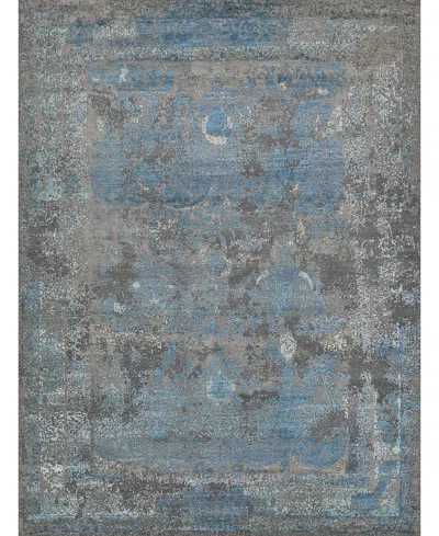 Exquisite Rugs Maison Er2470 6' X 9' Area Rug In Silver Tone