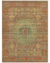 Exquisite Rugs Mamluk Hand-knotted New Zealand Wool Green Area Rug In Green