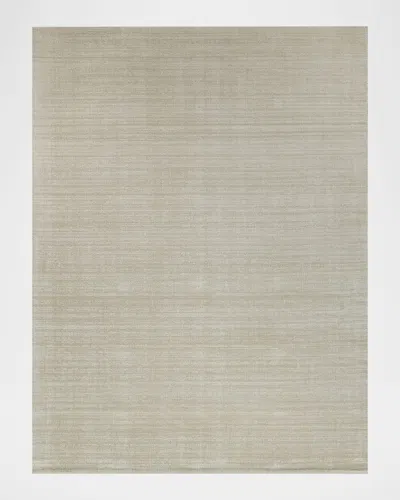 Exquisite Rugs Martelli Modern Hand-loomed Light Beige Rug, 9' X 12'