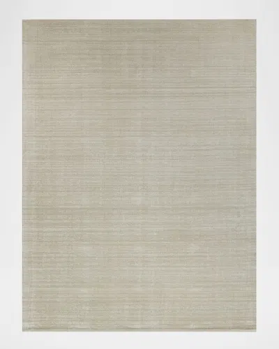 Exquisite Rugs Martelli Modern Hand-loomed Light Beige Rug In Brown