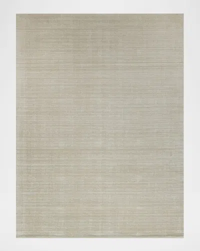 Exquisite Rugs Martelli Modern Hand-loomed Light Beige Rug In Brown