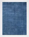 Exquisite Rugs Martelli Modern Hand-loomed Navy Rug, 10' X 14' In Navy