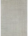 Exquisite Rugs Martelli Modern Hand-loomed Silver Rug, 10' X 14' In Light Silver