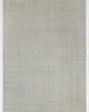 Exquisite Rugs Martelli Modern Hand-loomed Silver Rug, 9' X 12' In Light Silver