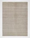 Exquisite Rugs Martelli Modern Hand-loomed Taupe Rug, 10' X 14' In Taupe