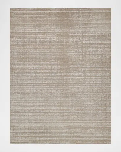 Exquisite Rugs Martelli Modern Hand-loomed Taupe Rug, 9' X 12'