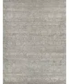 Exquisite Rugs Meena Er2468 6' X 9' Area Rug In Silver Tone