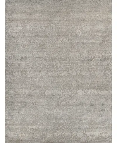 Exquisite Rugs Meena Er2468 6' X 9' Area Rug In Silver Tone