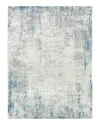 Exquisite Rugs Mercuri Power-loomed Blue & Silver Rug, 8' X 10' In Silver