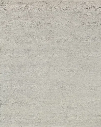 Exquisite Rugs Merino Hand-knotted Rug, 10' X 14' In Gray