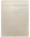 Exquisite Rugs Merino Wool Hand-knotted Merino Wool Rug In Silver